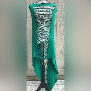 Green cut up/cover-up